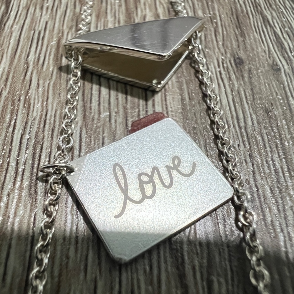 Tiffany‎ & Co. sweet nothings envelope necklace - Picture 7 of 10